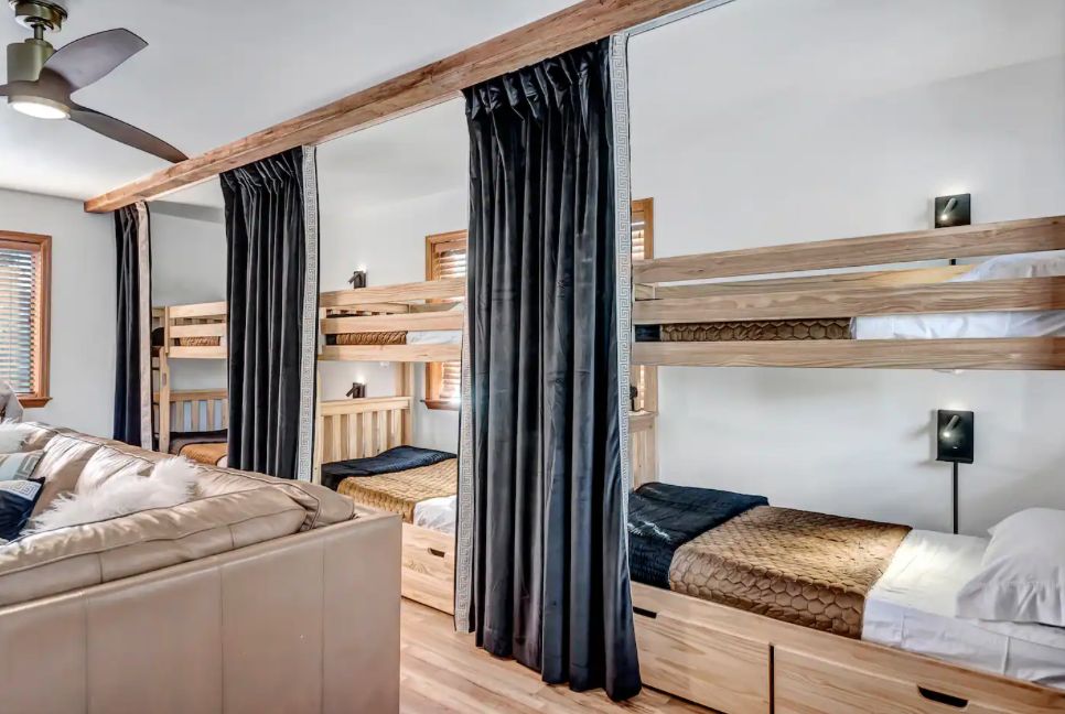 Bunk room at Twin Pines